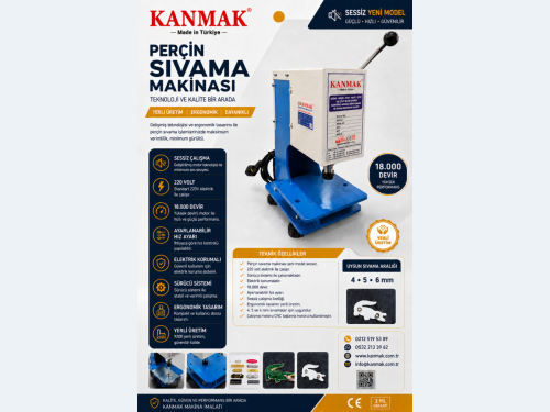 KM 760 PERÇİN SIVAMA MAKİNASI YENİ MODEL SESSİZ